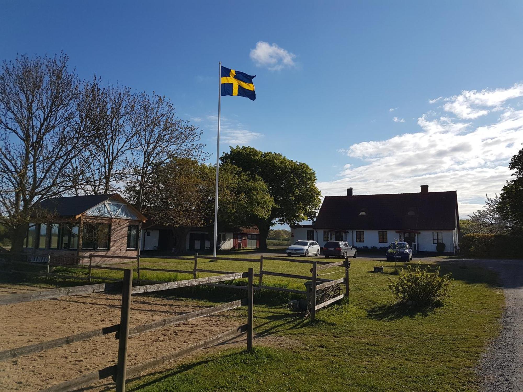 Lantligt Och Lugnt Boende Naera Natur Och Stad Svedala Buitenkant foto